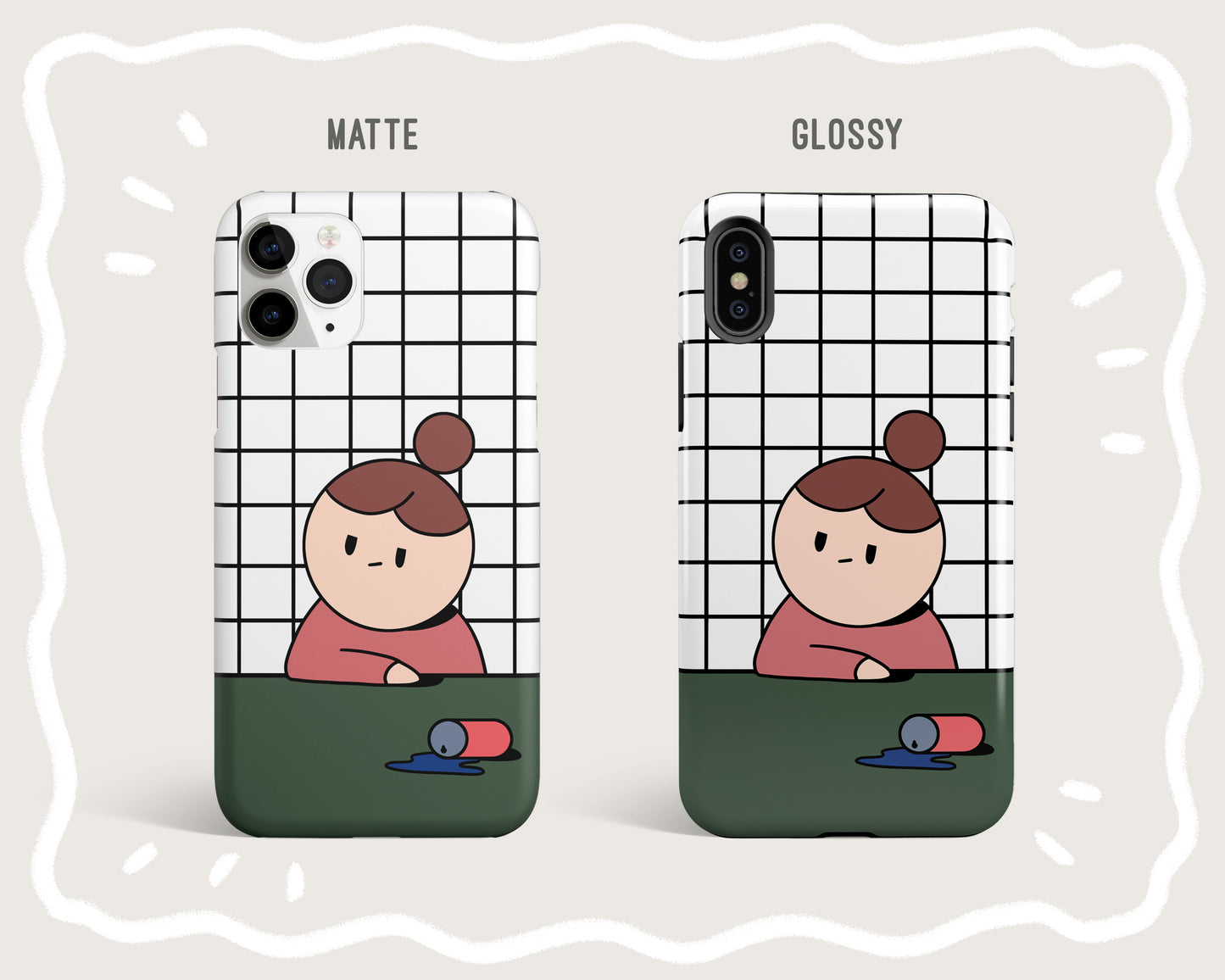 Couple Frustrated Girl Phone Case