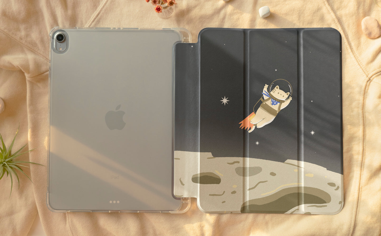 Cat Astronaut iPad Case