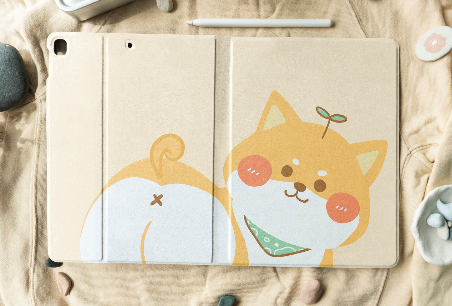 Smiley Shiba iPad Case