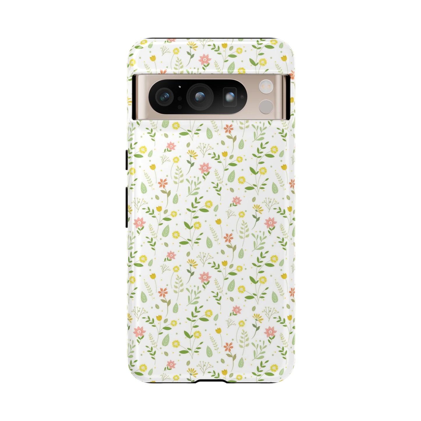 Yellow Flower Pattern Phone Case