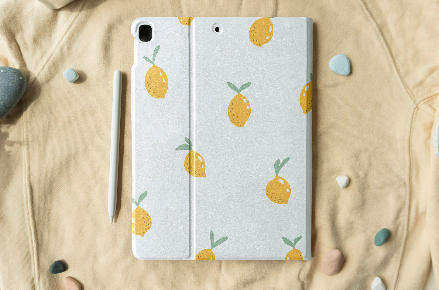 Lemon Pattern iPad Case