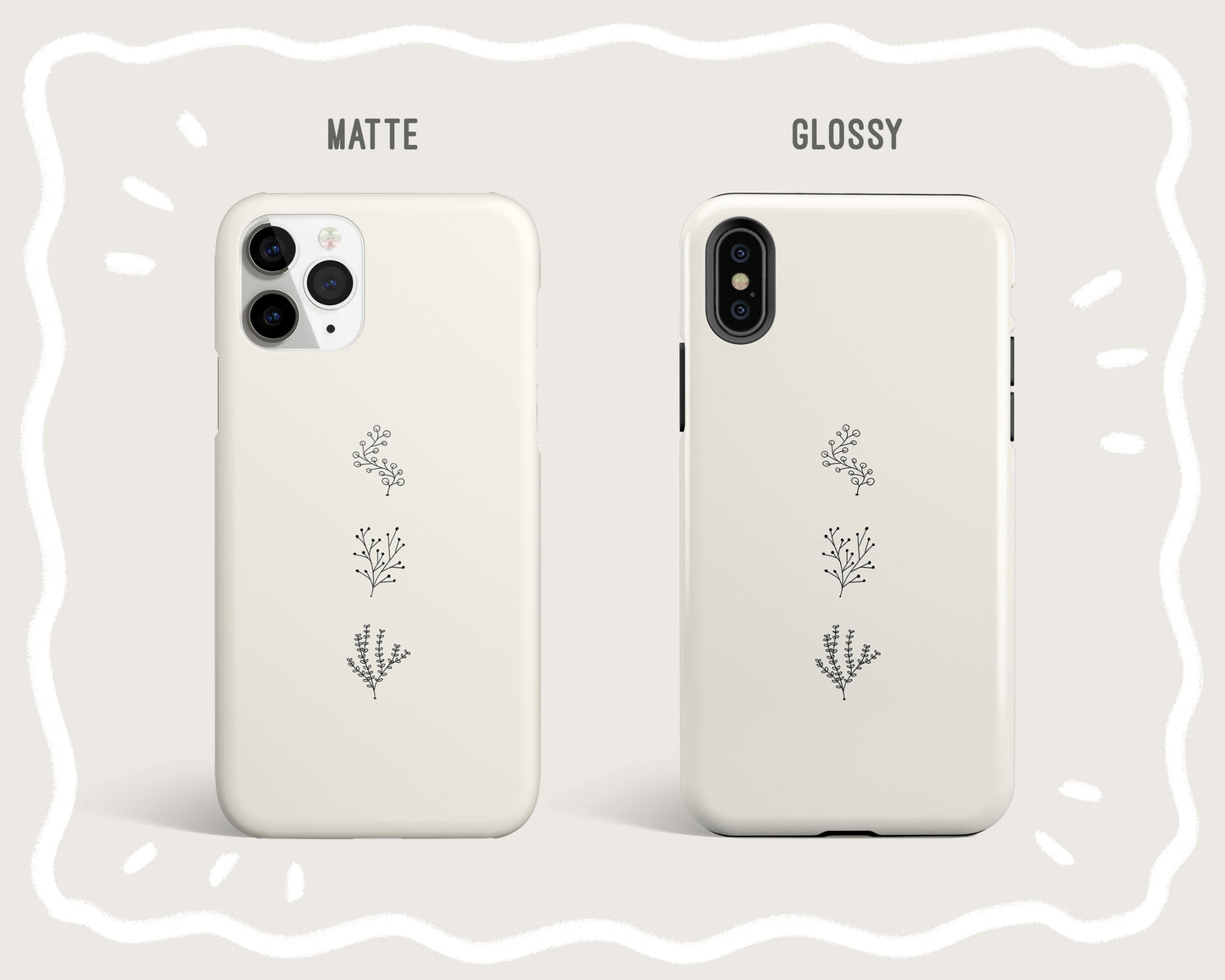 Three Flower Phone Case