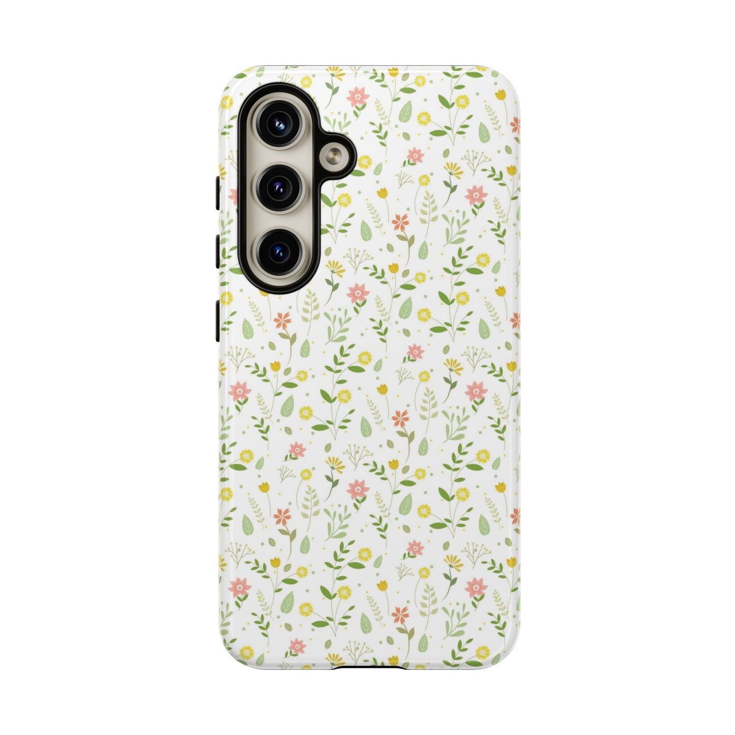 Yellow Flower Pattern Phone Case