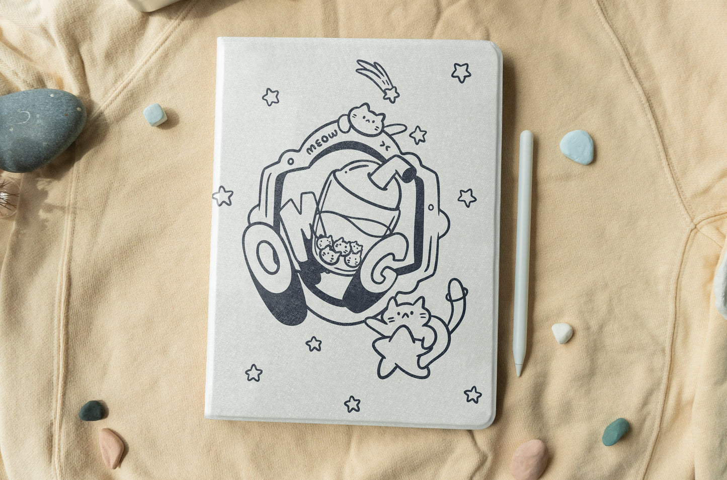 OMG Meow Cat iPad Case