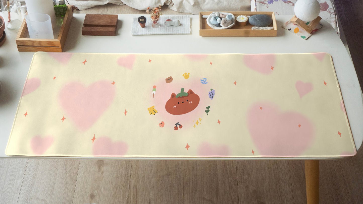 Tomato Bear Desk Pad