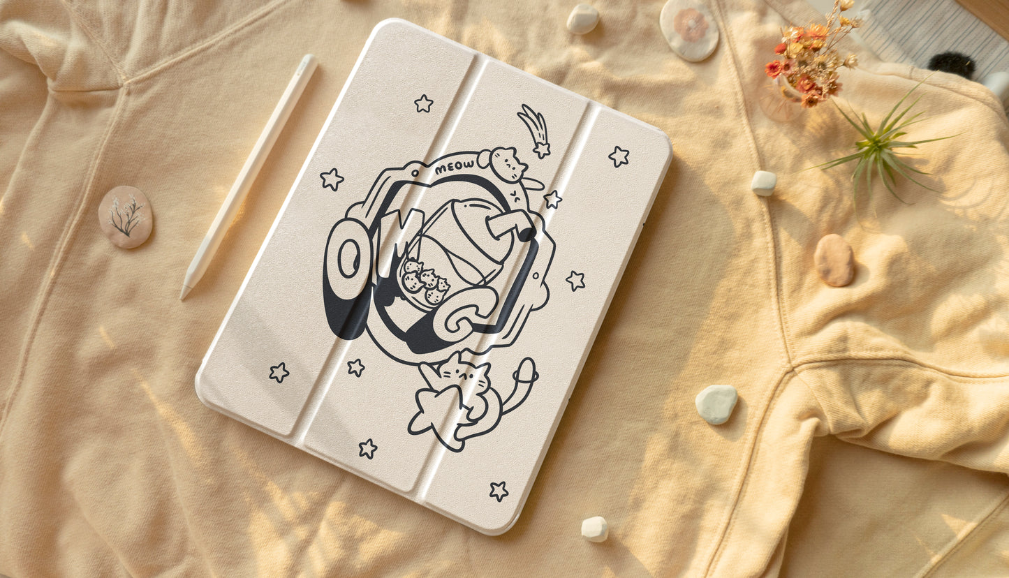 OMG Meow Cat iPad Case