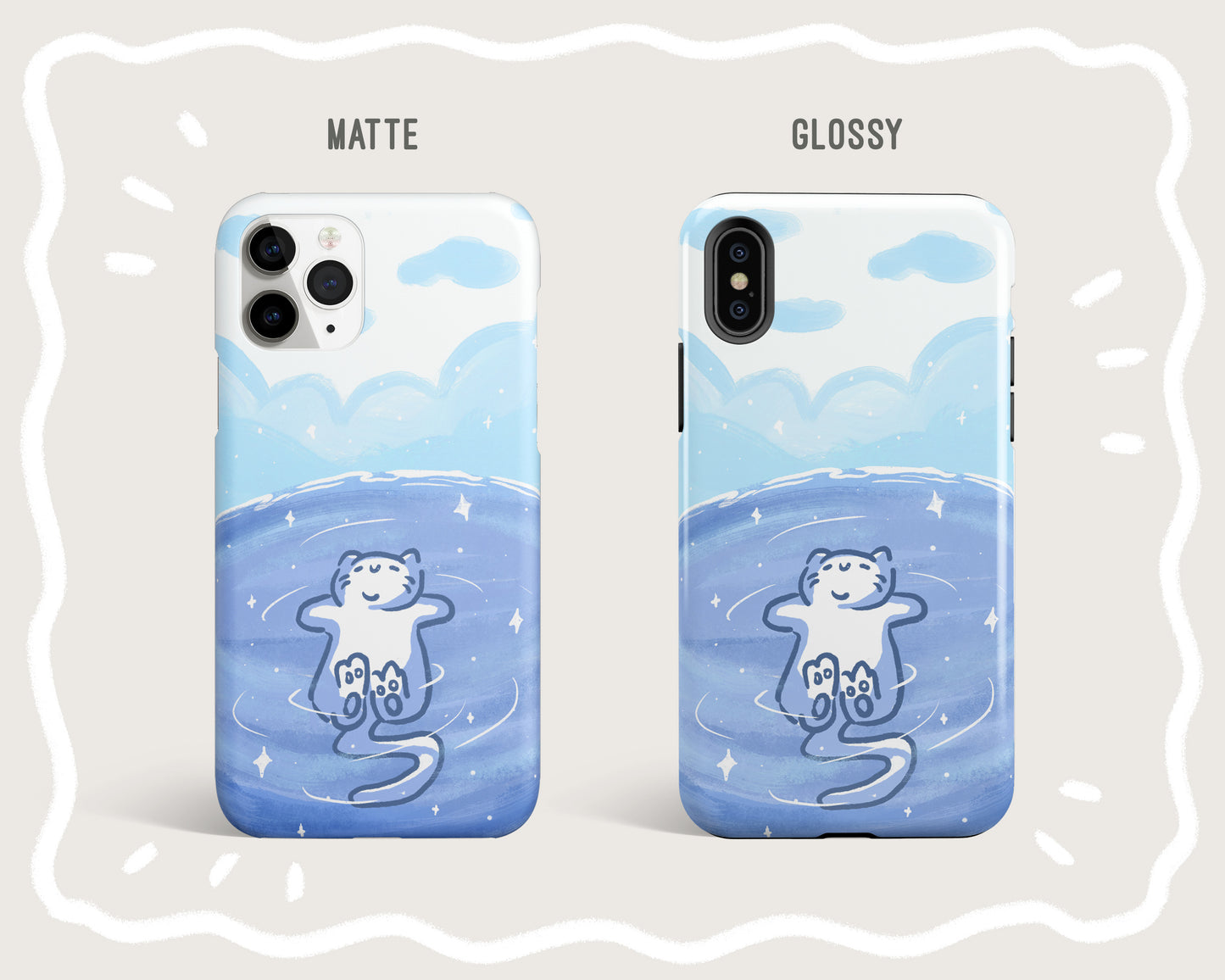 Cat Bathing Moment Phone Case