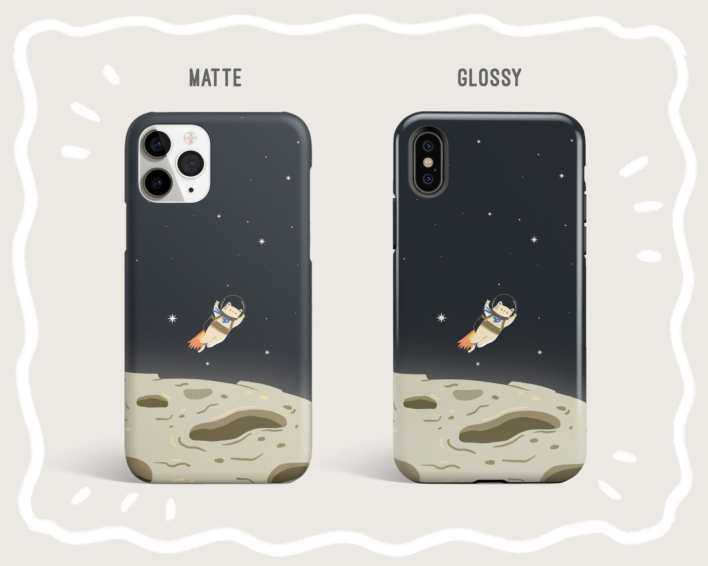 Cat Astronaut Phone Case