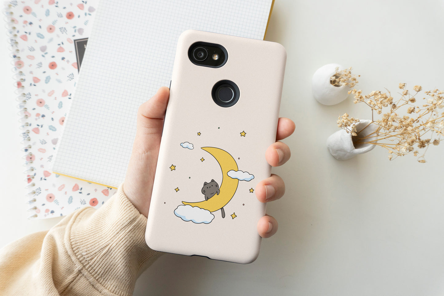 Lunar Cat Phone Case