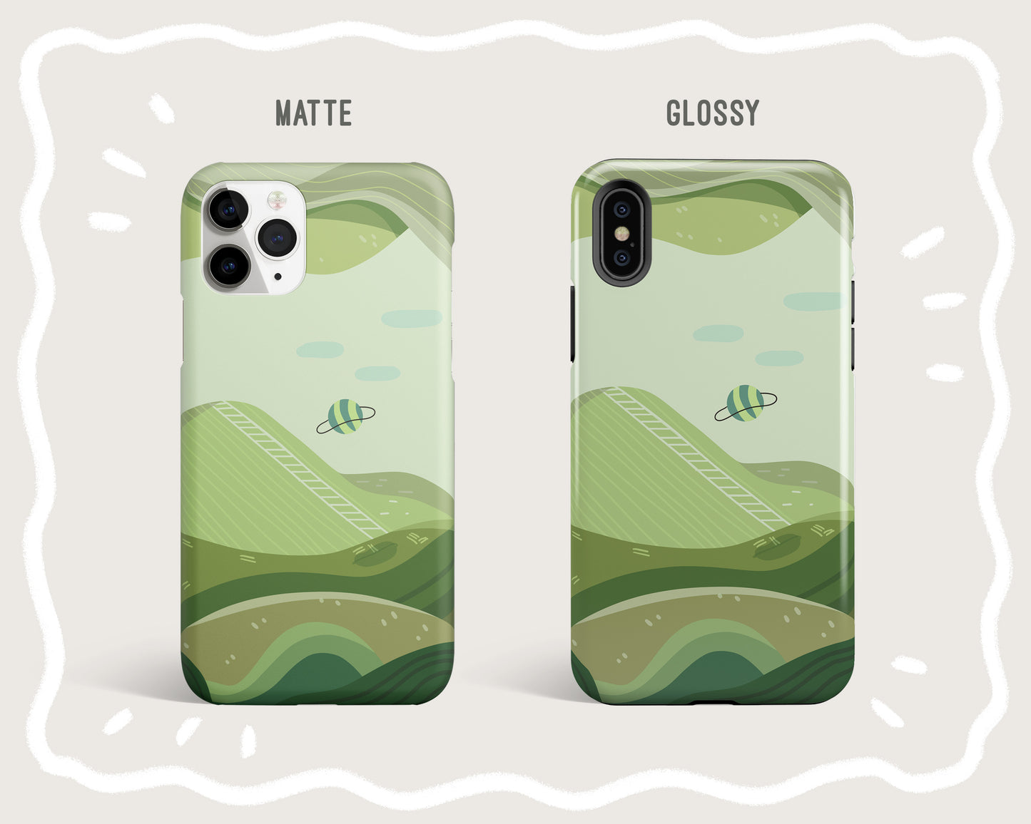 Green Land Phone Case