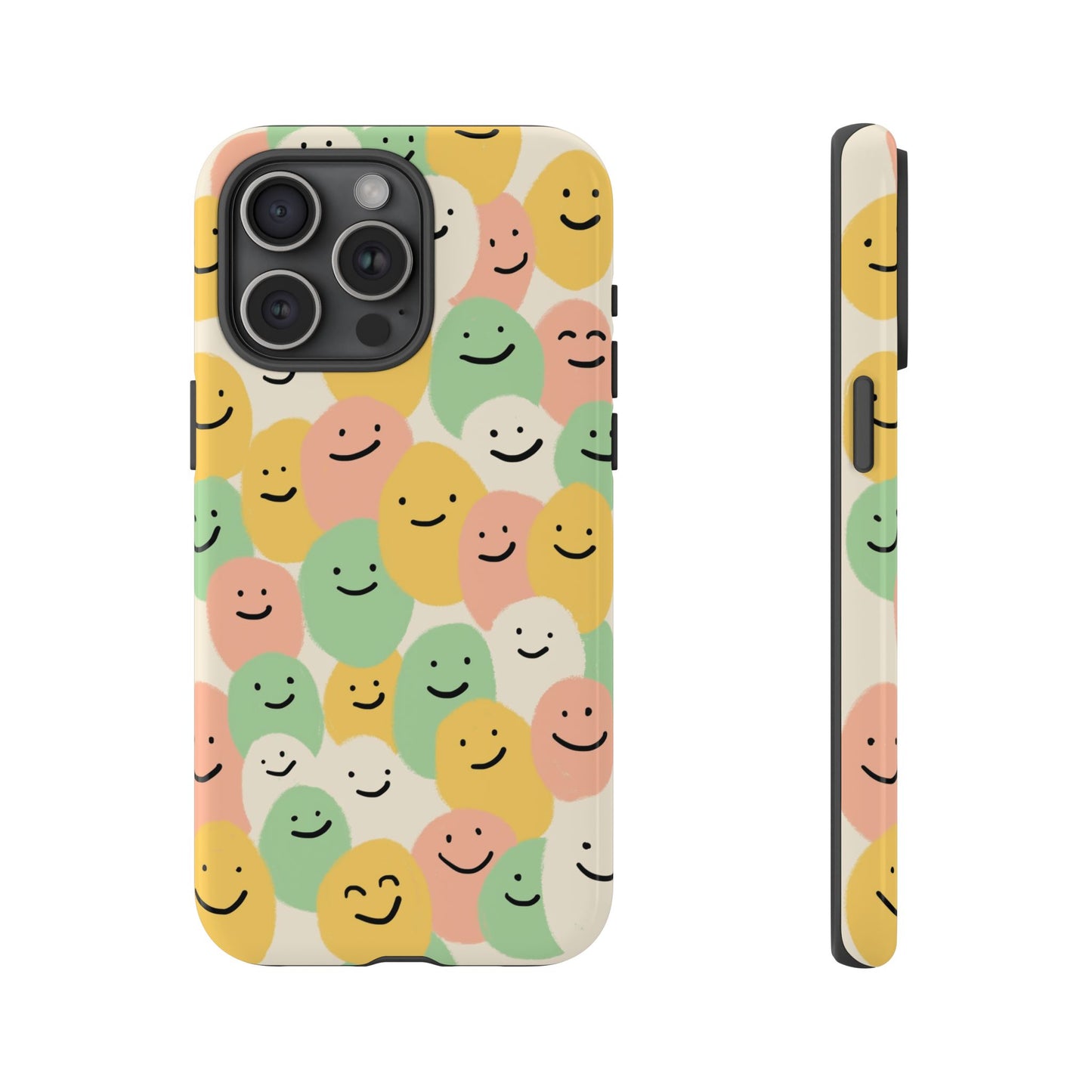 Colourful Smiley Egg Phone Case