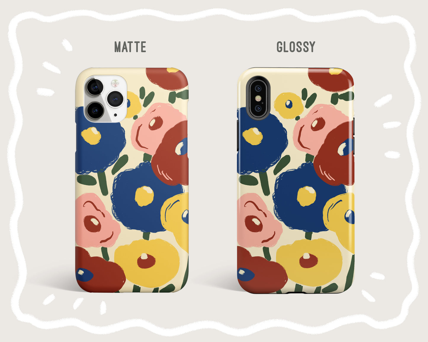 Whimsy Flowers Phone Case