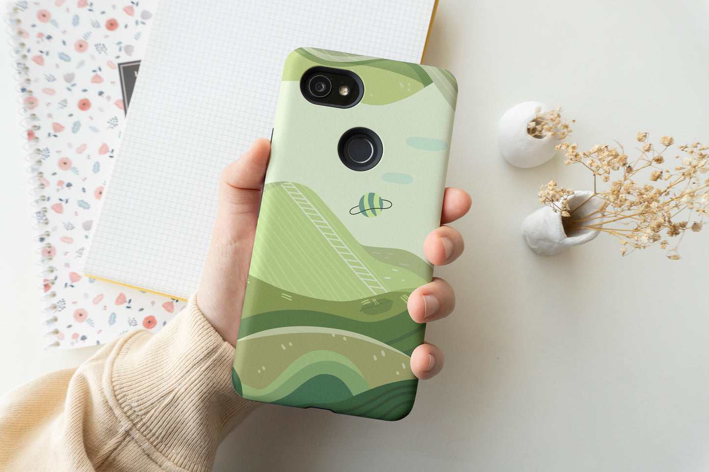 Green Land Phone Case
