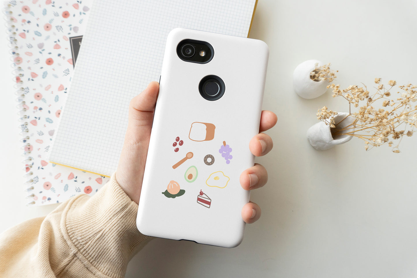 Food Doodle Phone Case