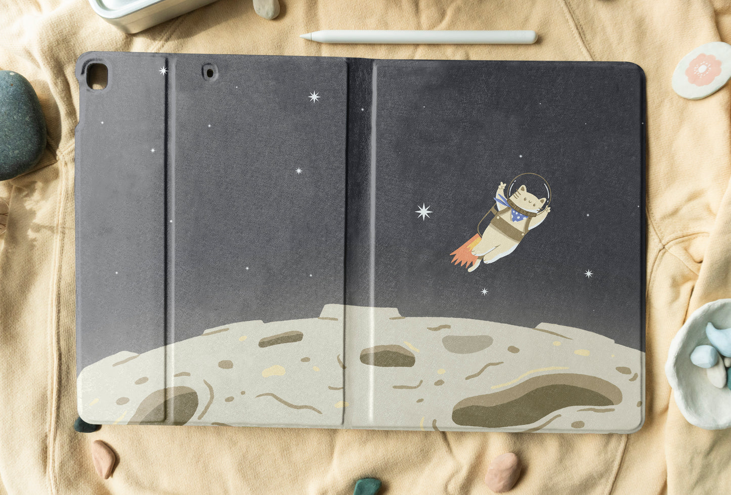Cat Astronaut iPad Case