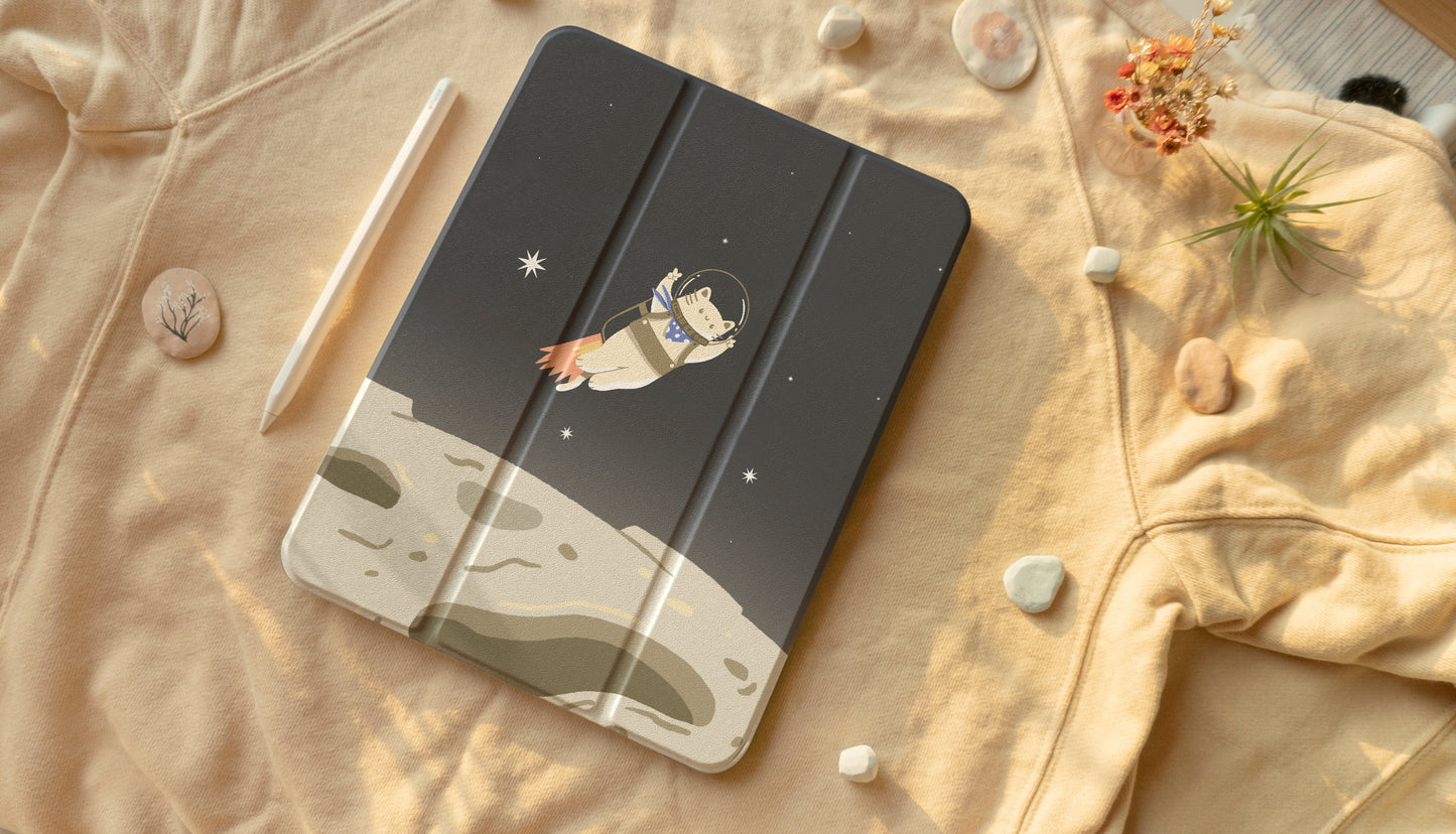 Cat Astronaut iPad Case