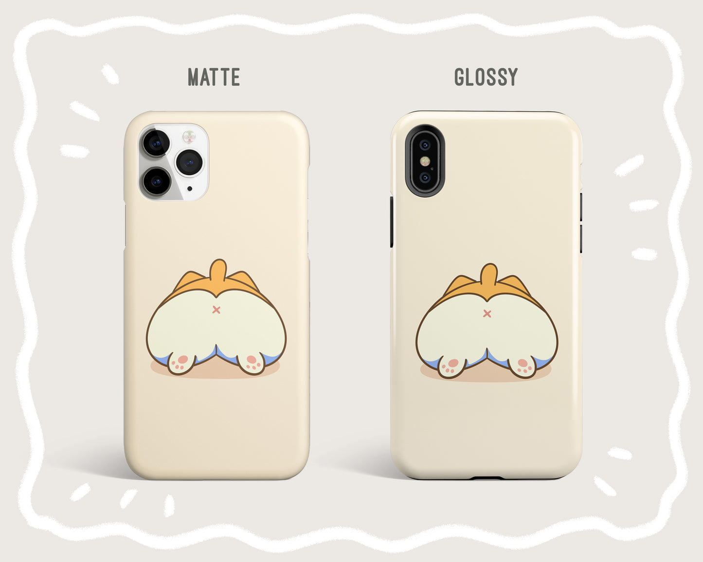 Shiba Butt Phone Case