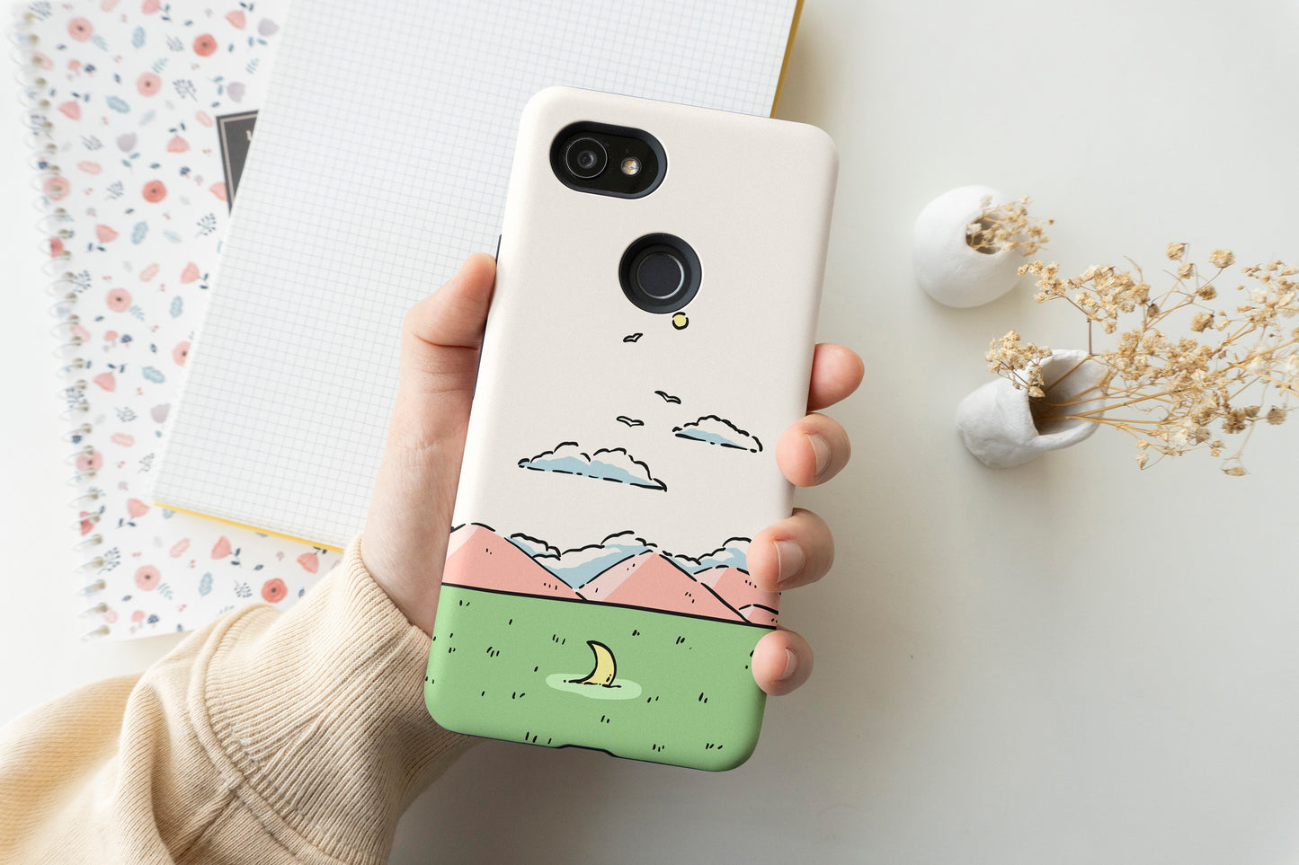 Moon Resting Place Phone Case