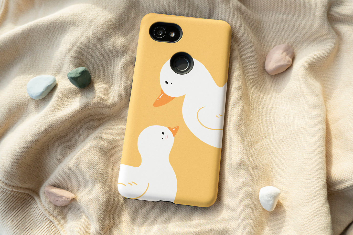 White Duck Phone Case