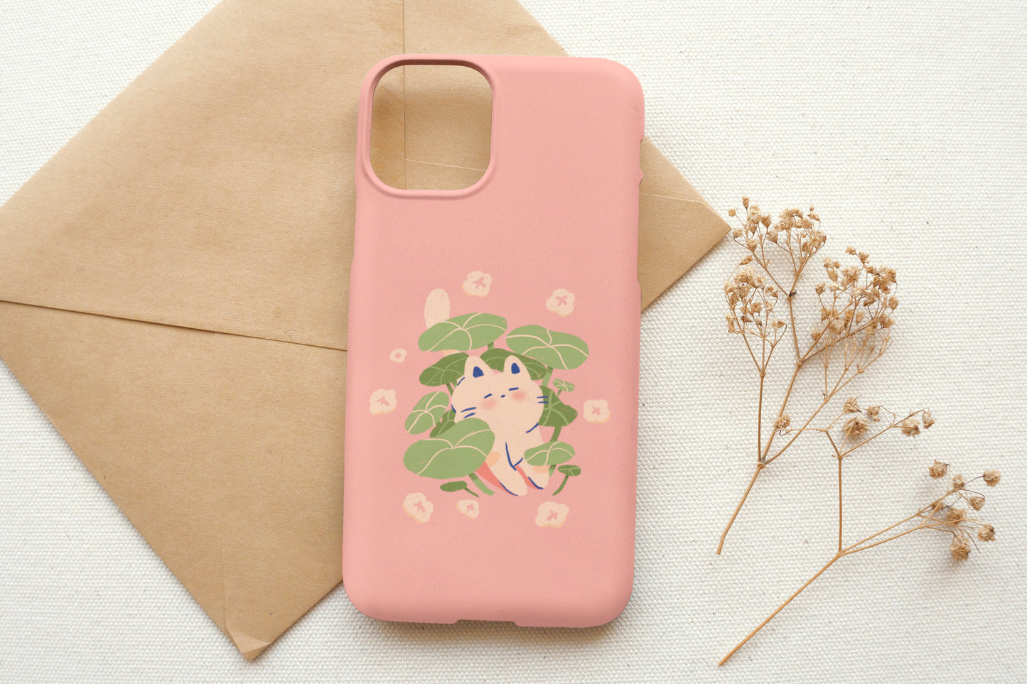 Secret Garden Cat Phone Case