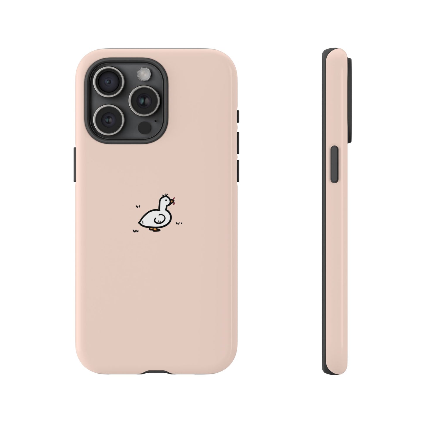 Little Duck Eating Worm Phone Case