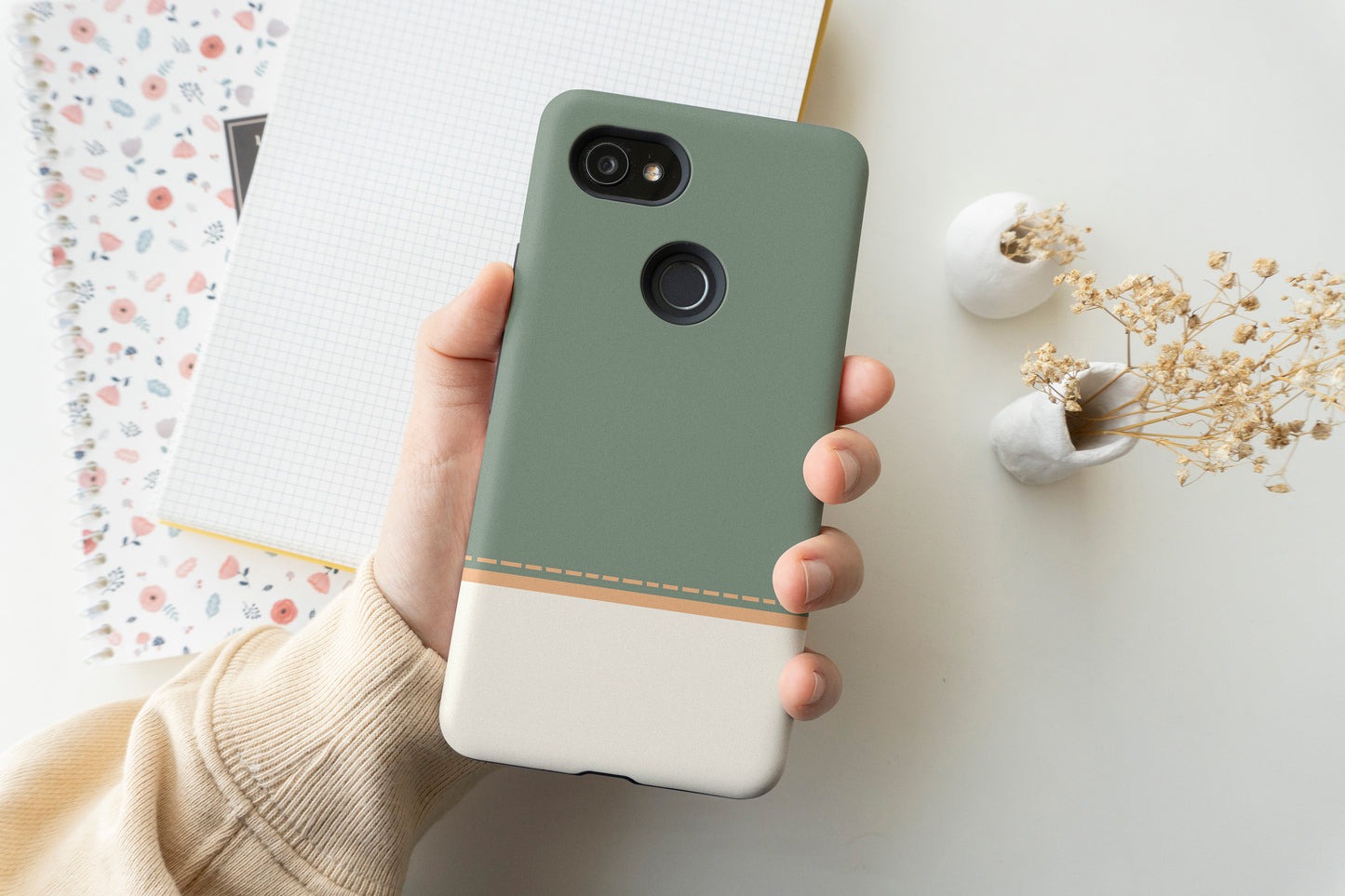 Artsy Green Phone Case