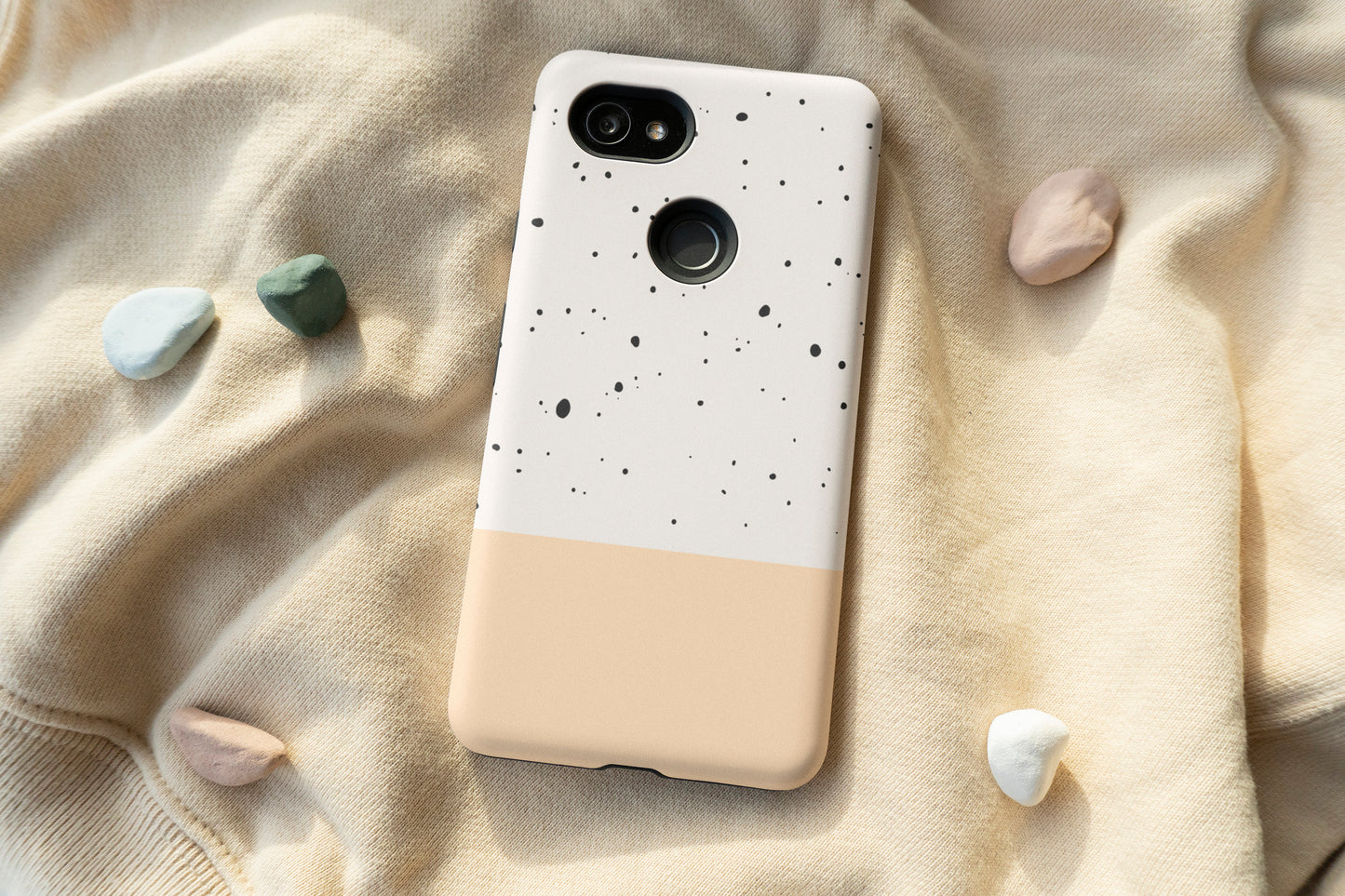 Neutral Dotted Phone Case