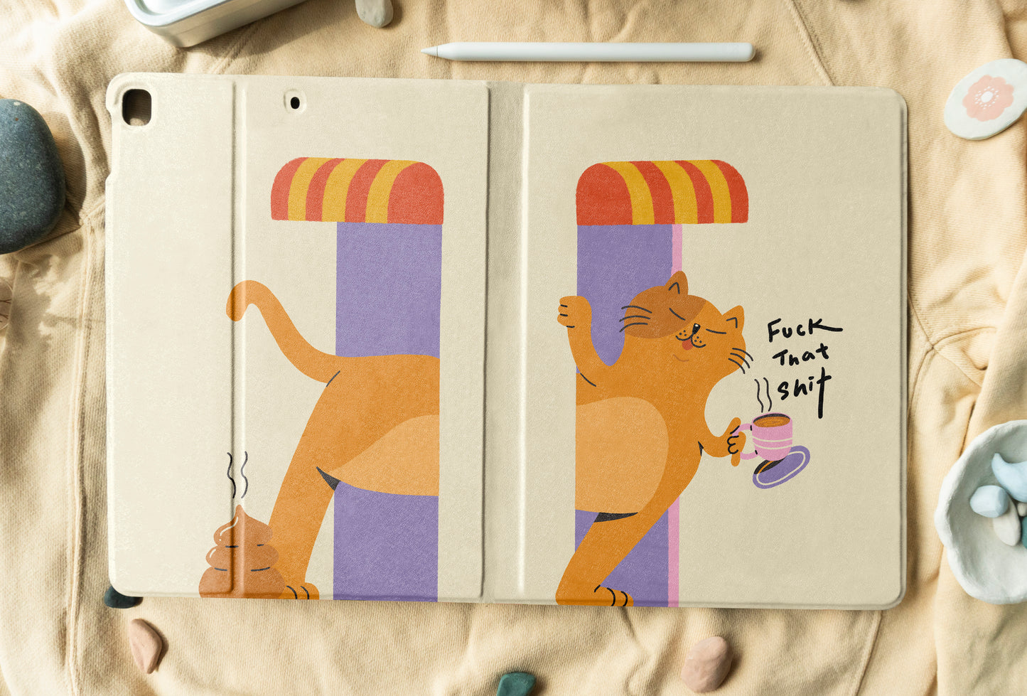 Fuck That Shit Cat iPad Case