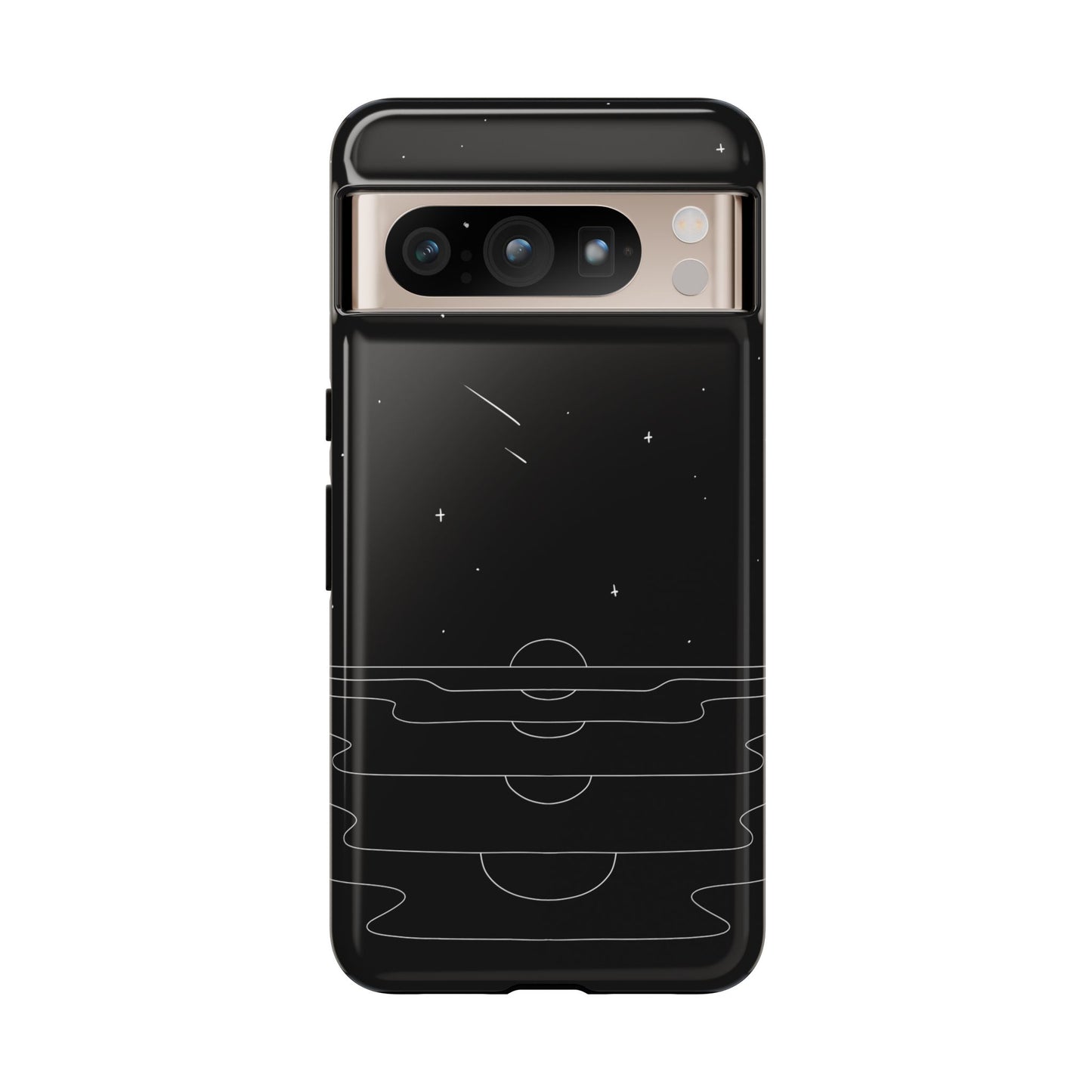 Negative Sunset Art Phone Case