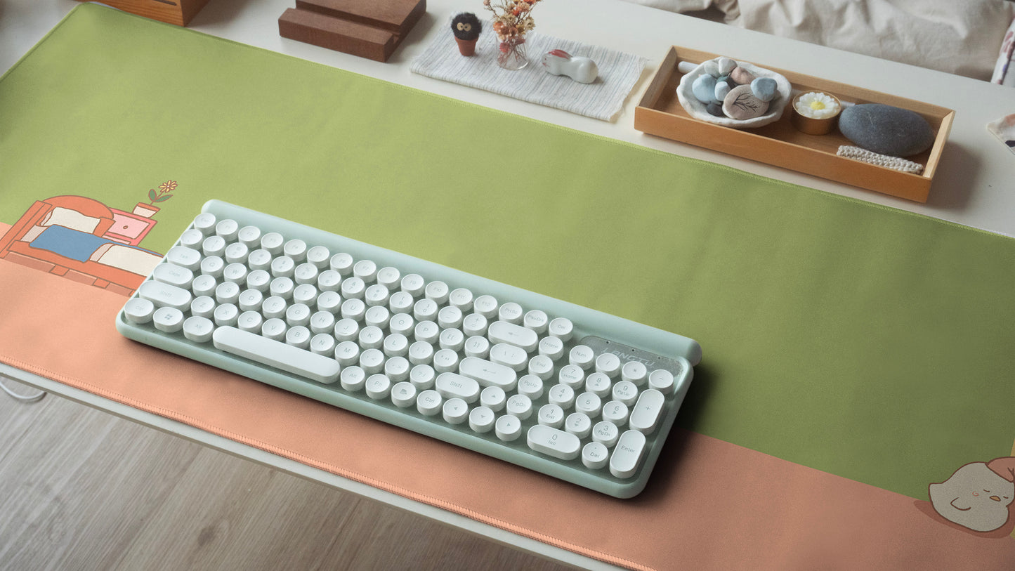 Sleepy Chick Desk Pad