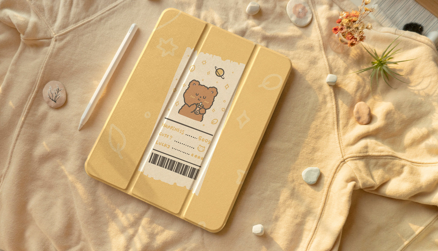Bear Receipt iPad Case