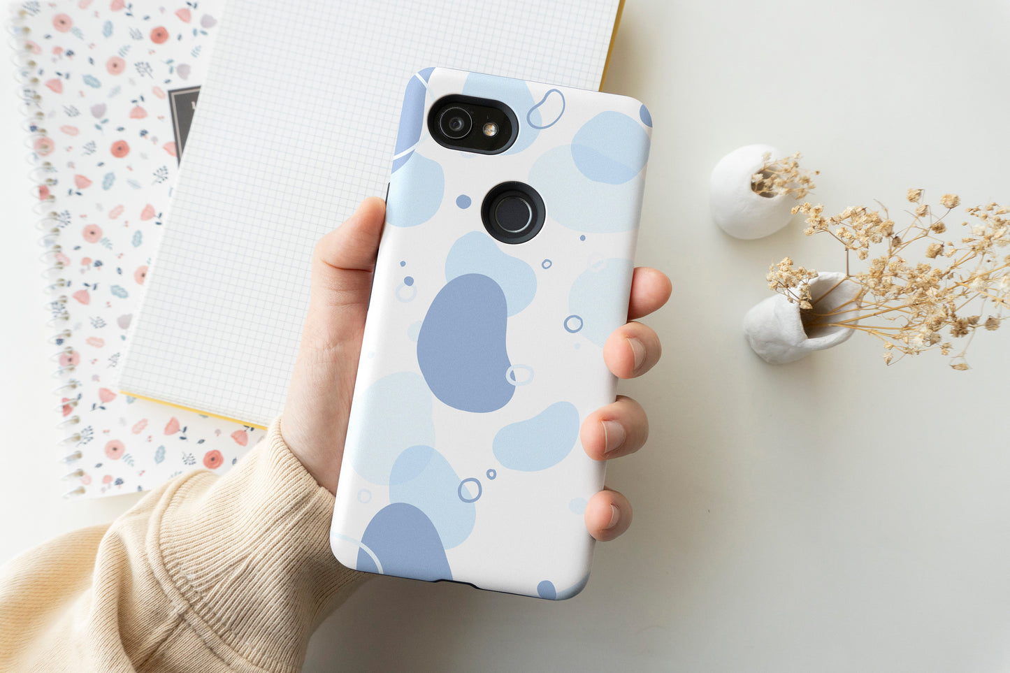 Blue Bubble Phone Case