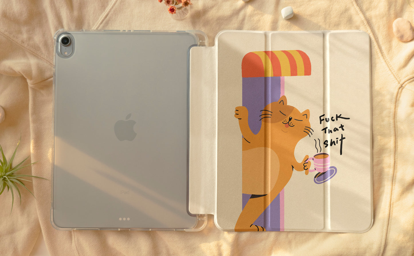 Fuck That Shit Cat iPad Case