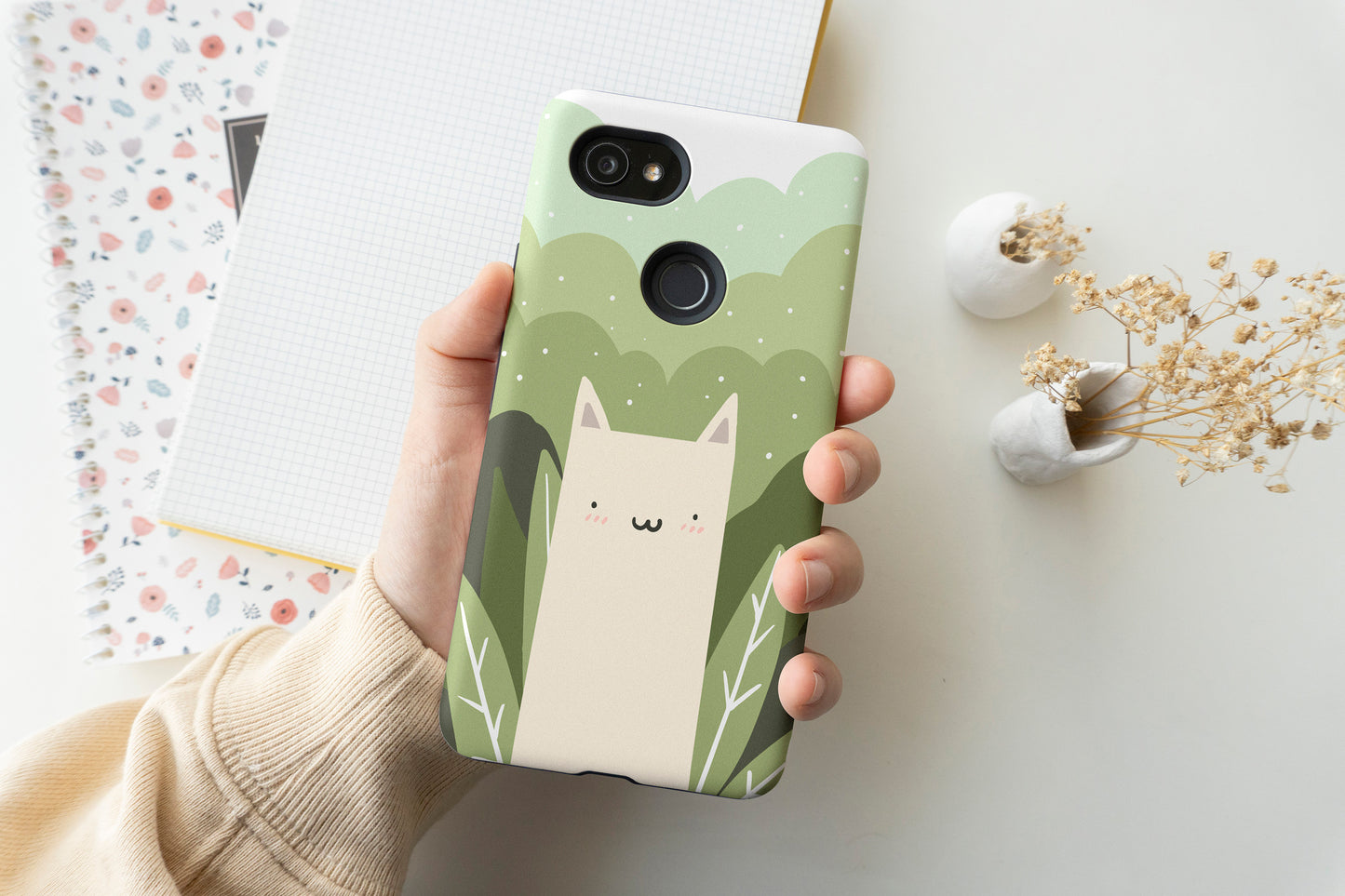 Cat in the Forest Phone Case