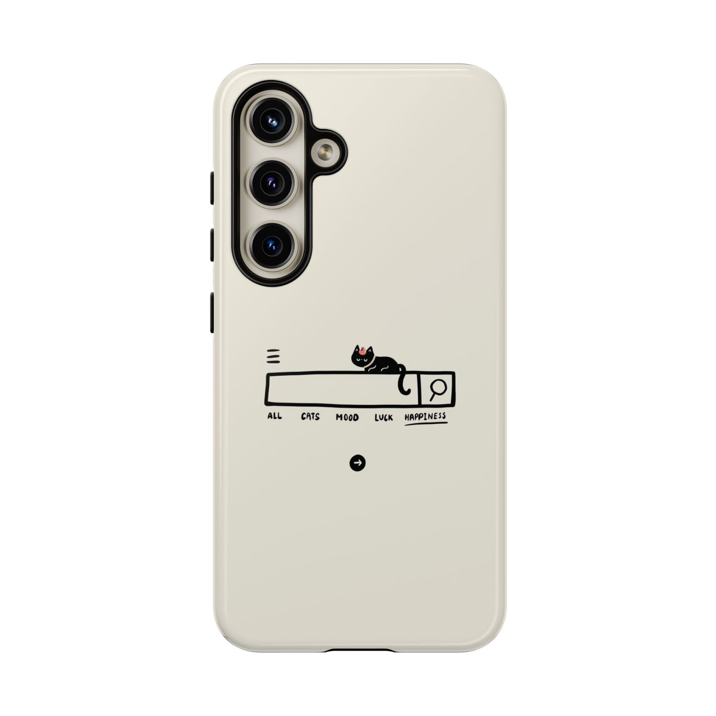 Happiness Search Phone Case
