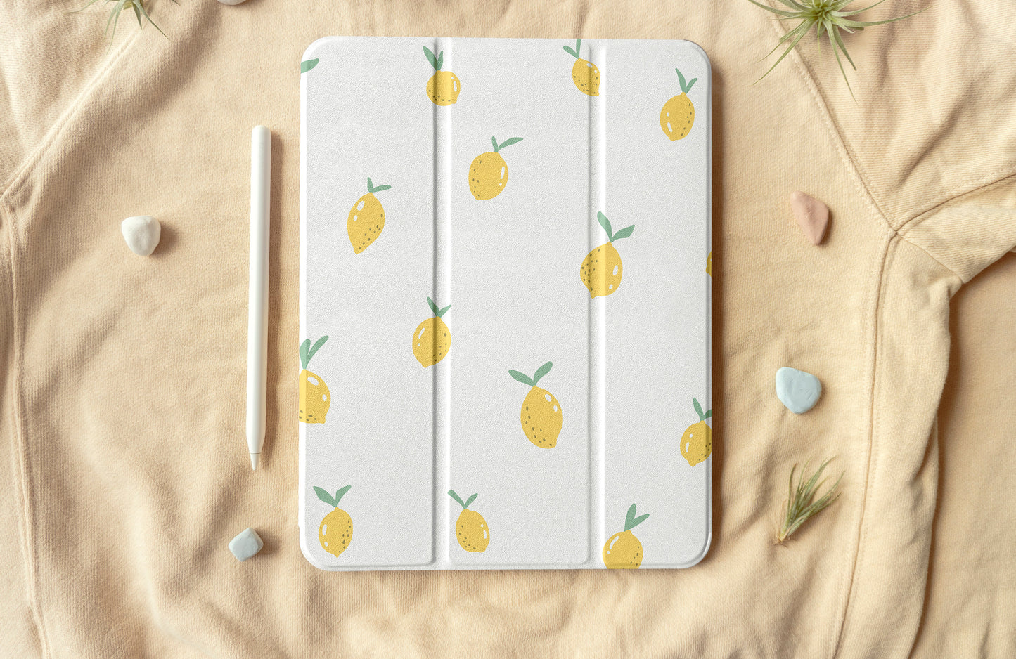 Lemon Pattern iPad Case