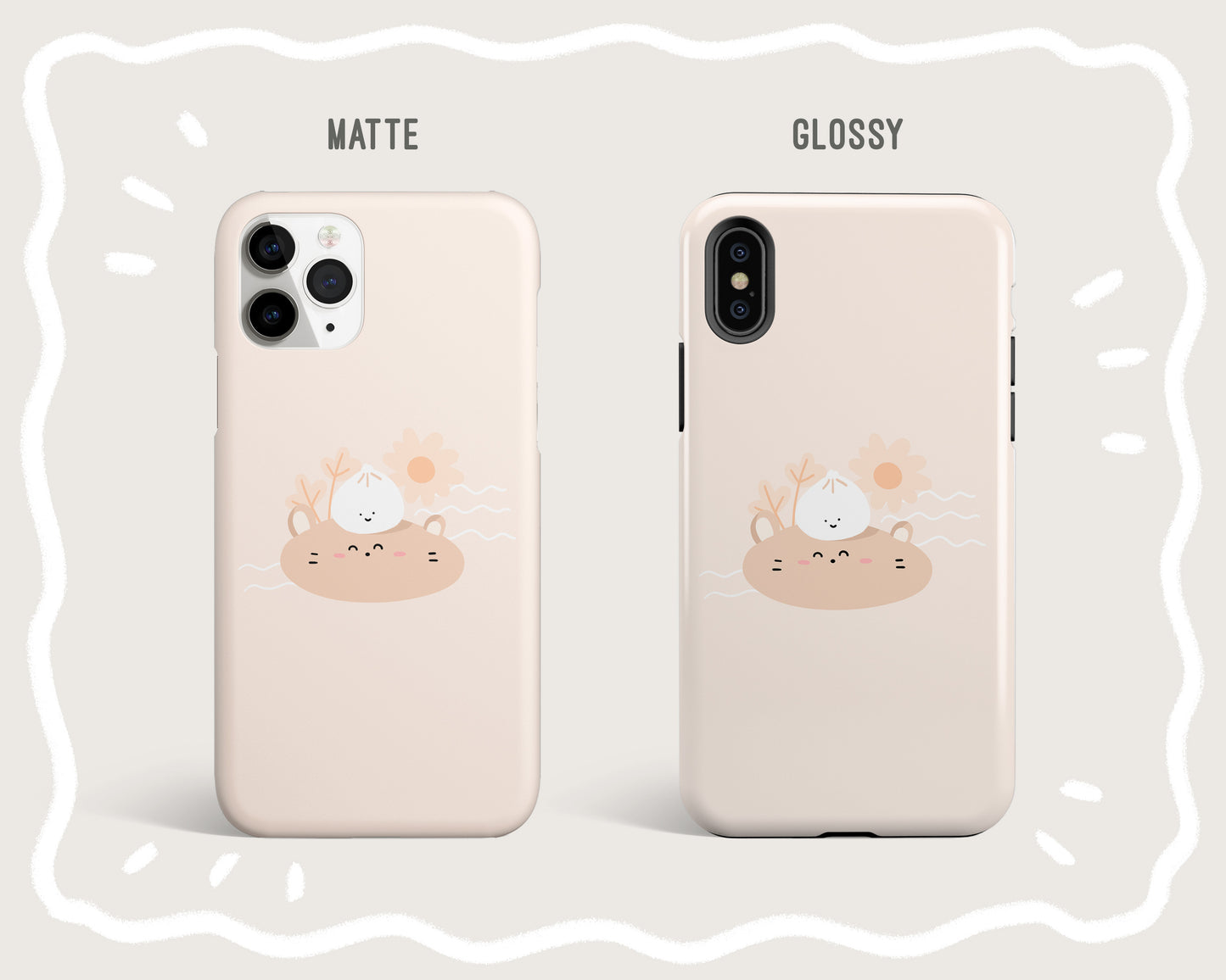 Bear and Bao Phone Case