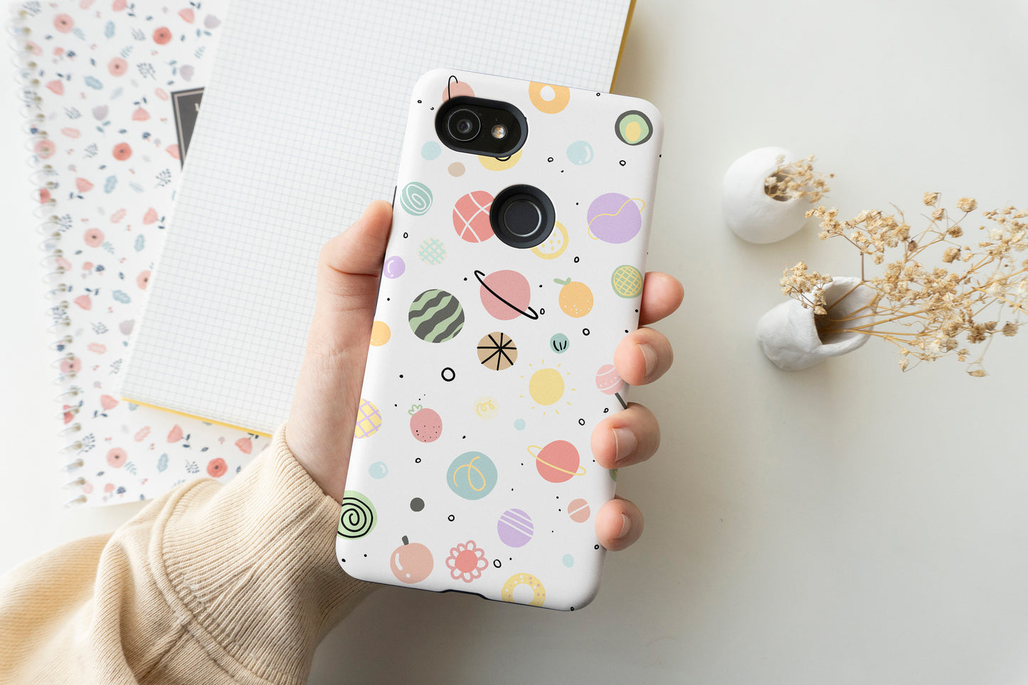 Circle Doodle Art Phone Case