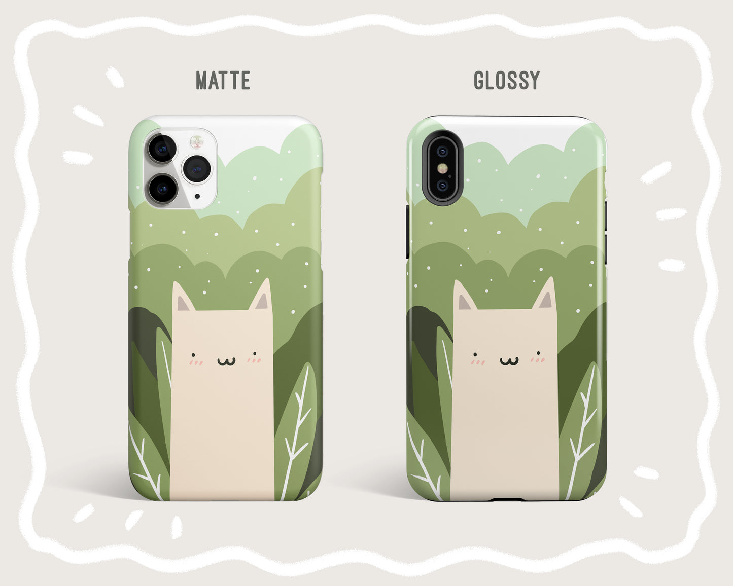 Cat in the Forest Phone Case