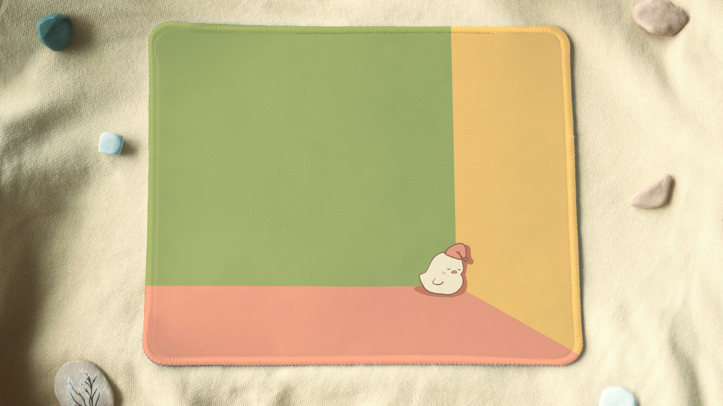 Sleepy Chick Desk Pad