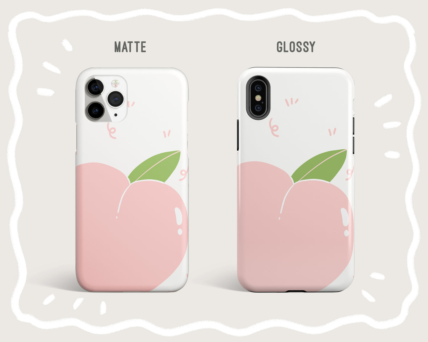 Big Peach Phone Case