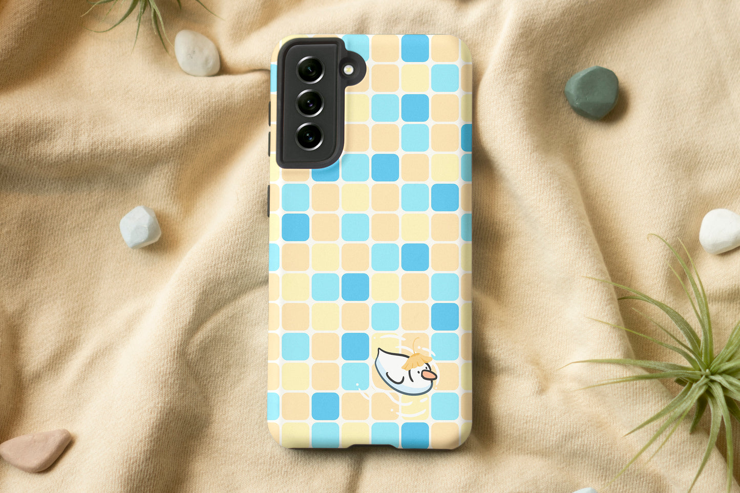 Duck In Swimming Pool Phone Case