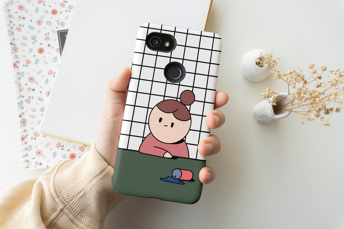 Couple Frustrated Girl Phone Case