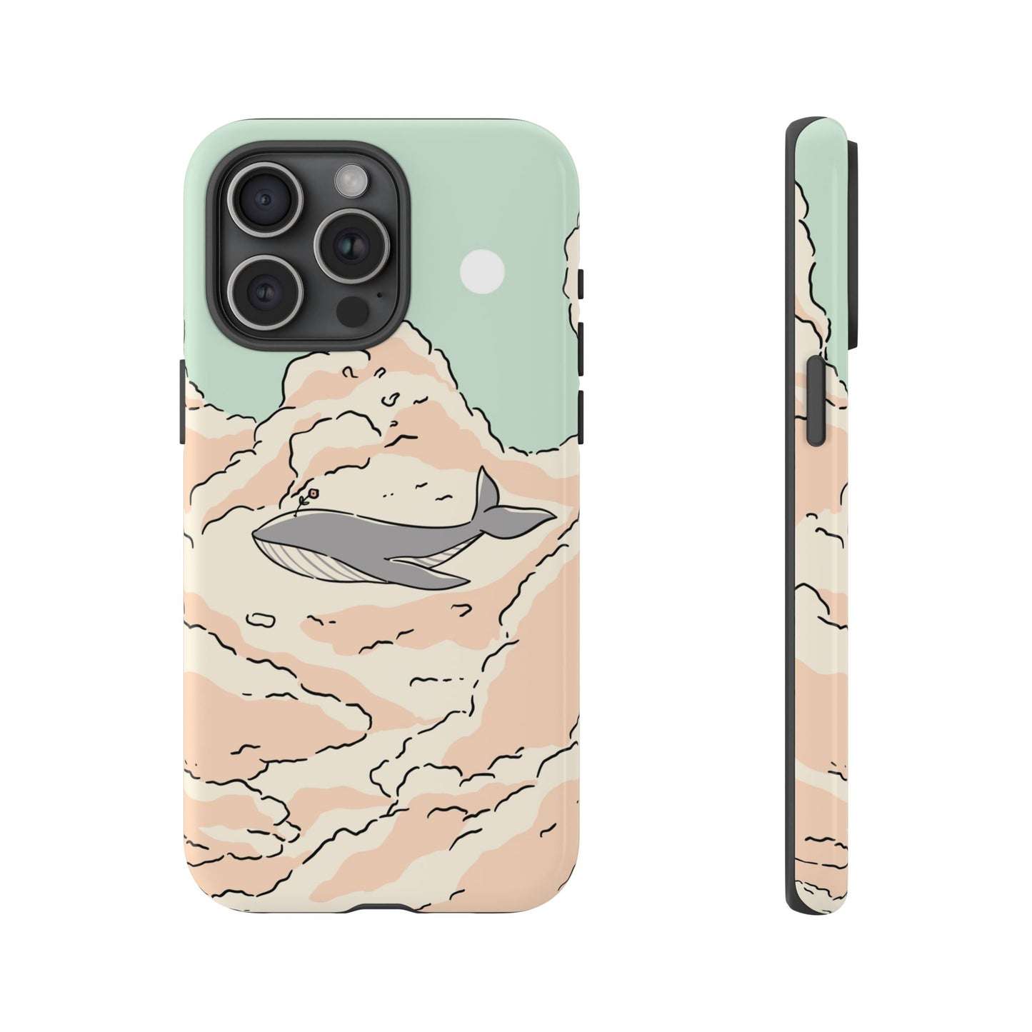 Whale In The Cloud Phone Case