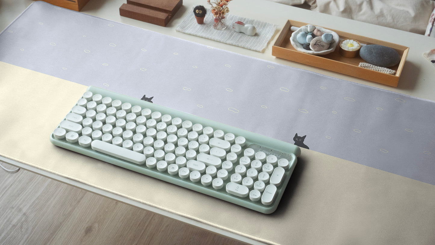 Black Cat Desk Pad