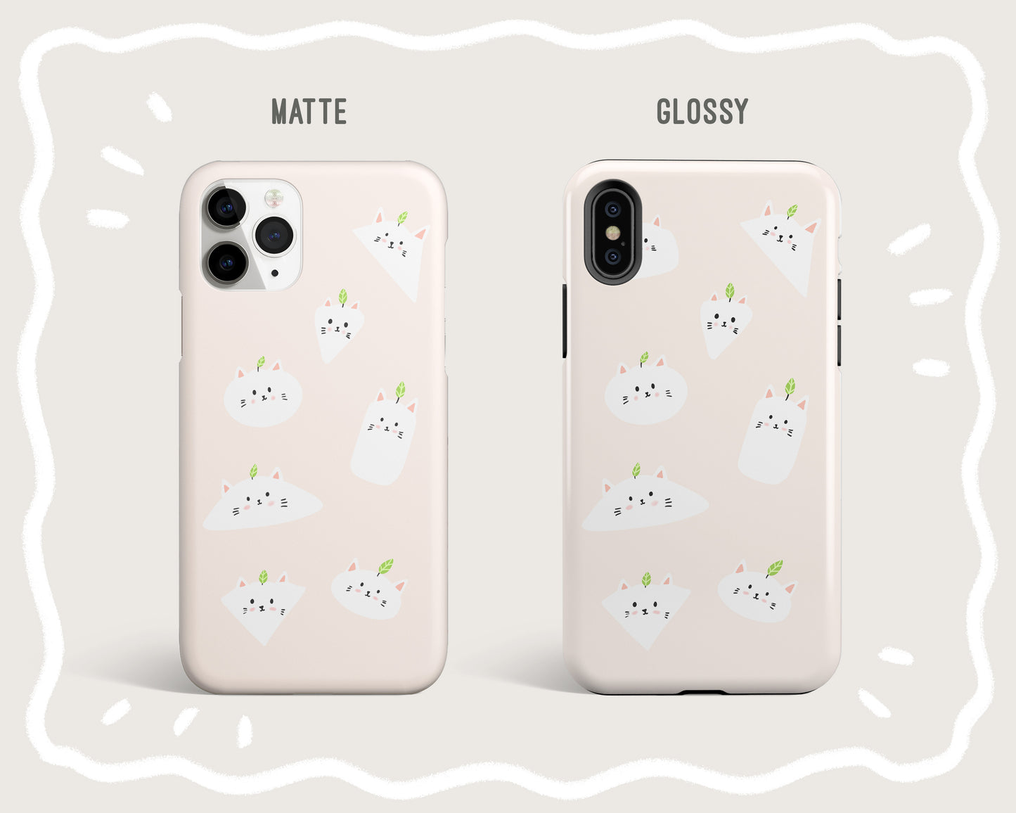 Random Shape of Cat Phone Case