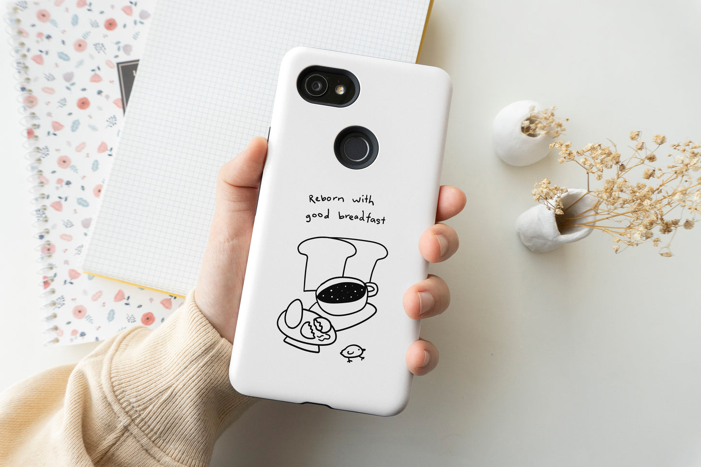 Reborn With Good Breakfast Phone Case