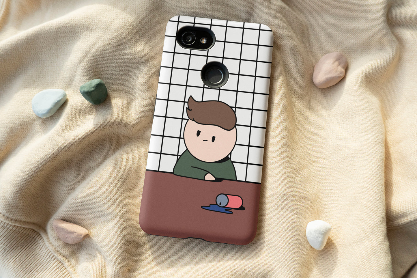 Couple Frustrated Boy Phone Case