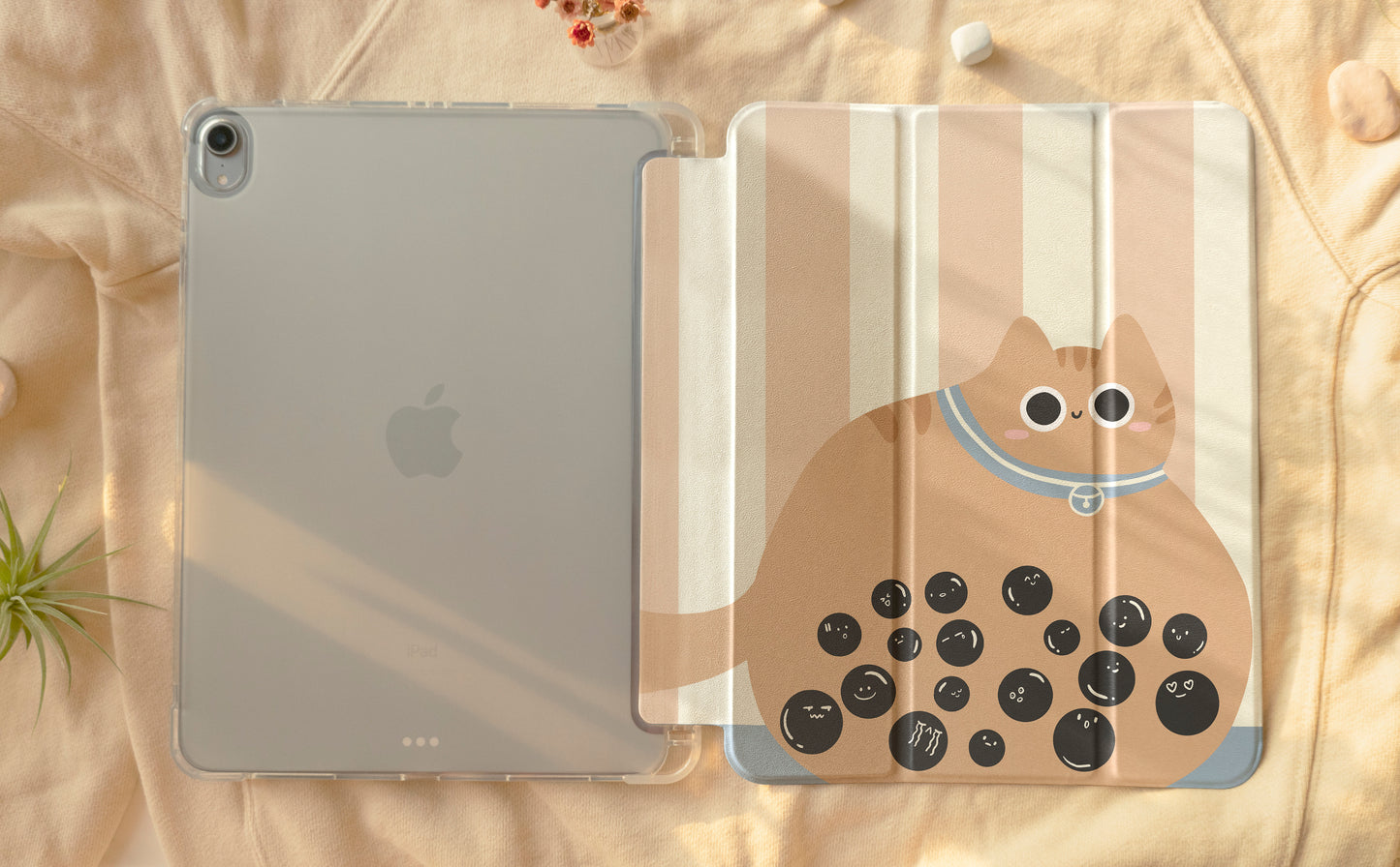 Bubble Tea Cat iPad Case