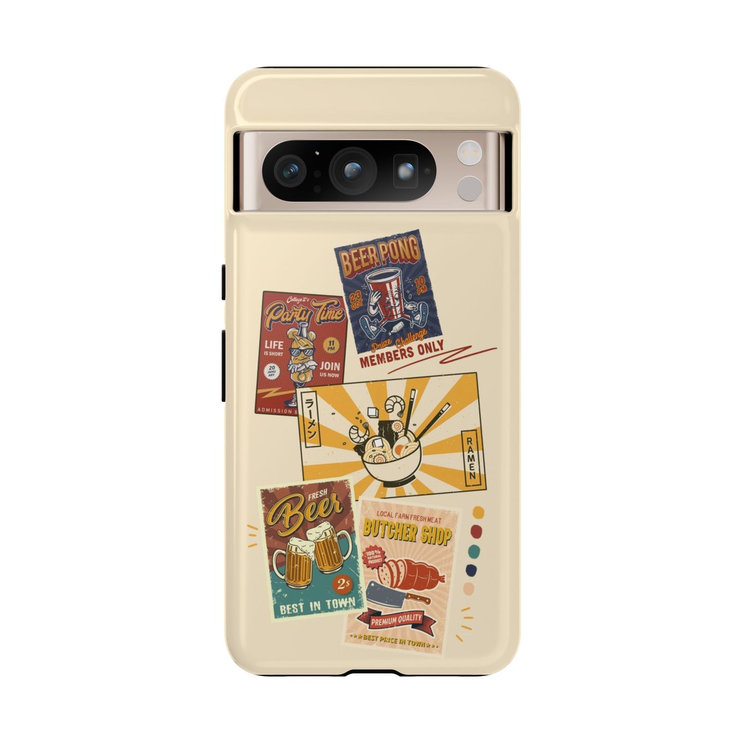 Retro Food Phone Case